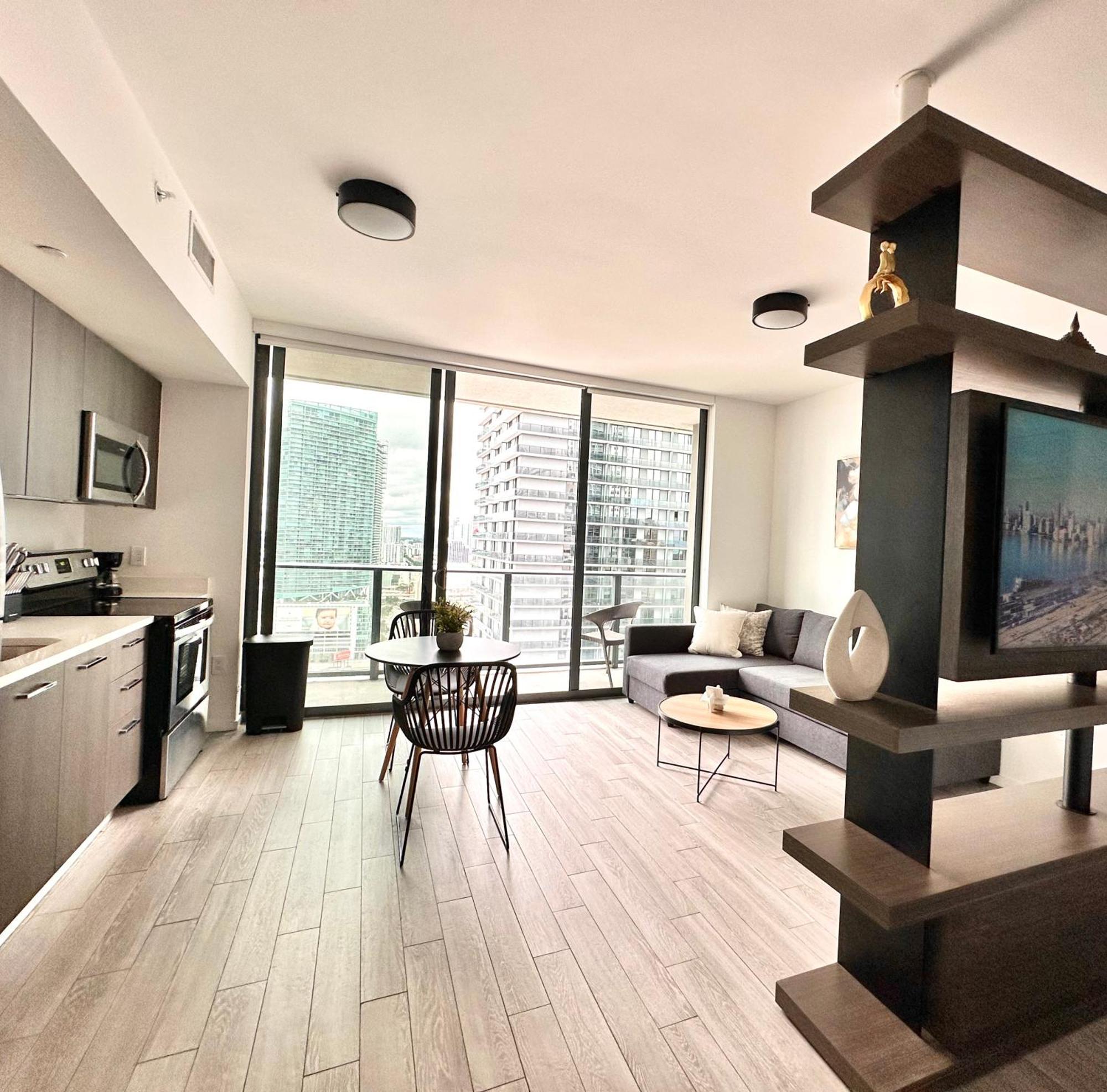 Luxury Loft - Free Parking - Ocean View - Brickell Downtown Apartman Miami Szoba fotó